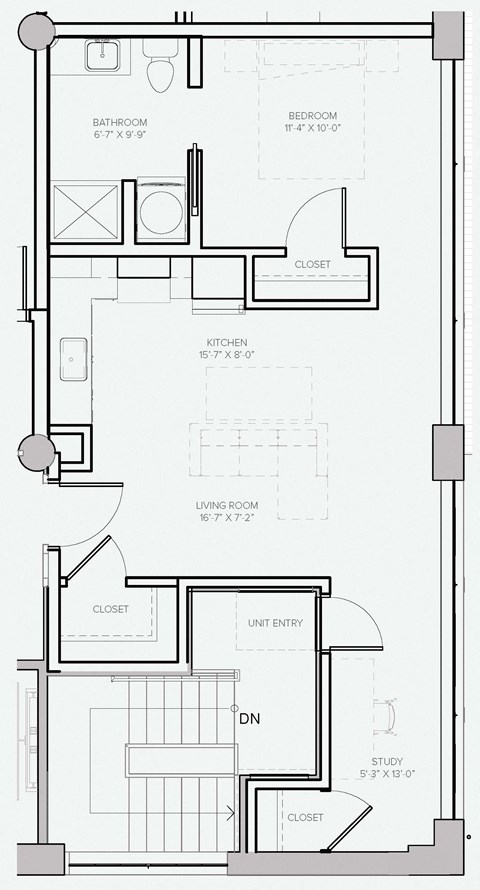 801 Edwin St 1-2 Beds Apartment for Rent - Photo Gallery 21